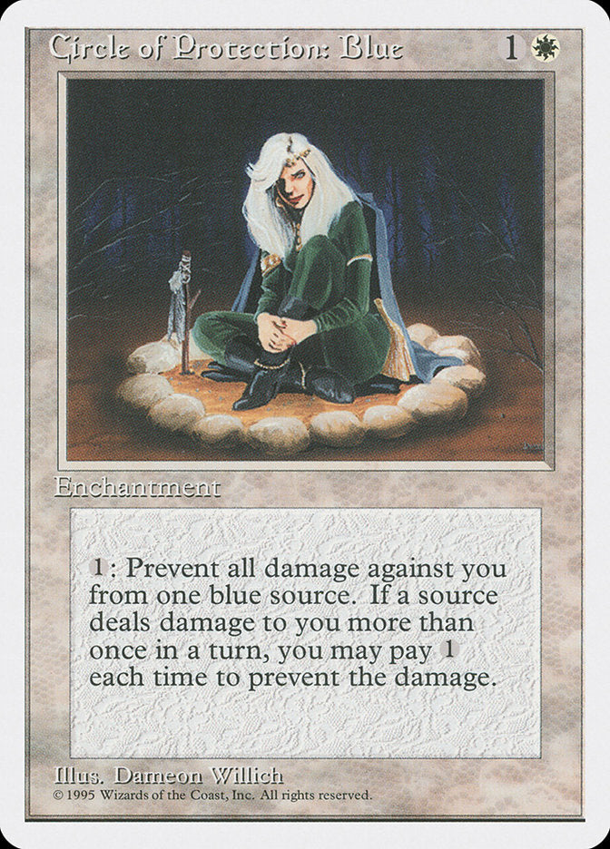 Circle of Protection: Blue (15) [Fourth Edition] | Odin's Place