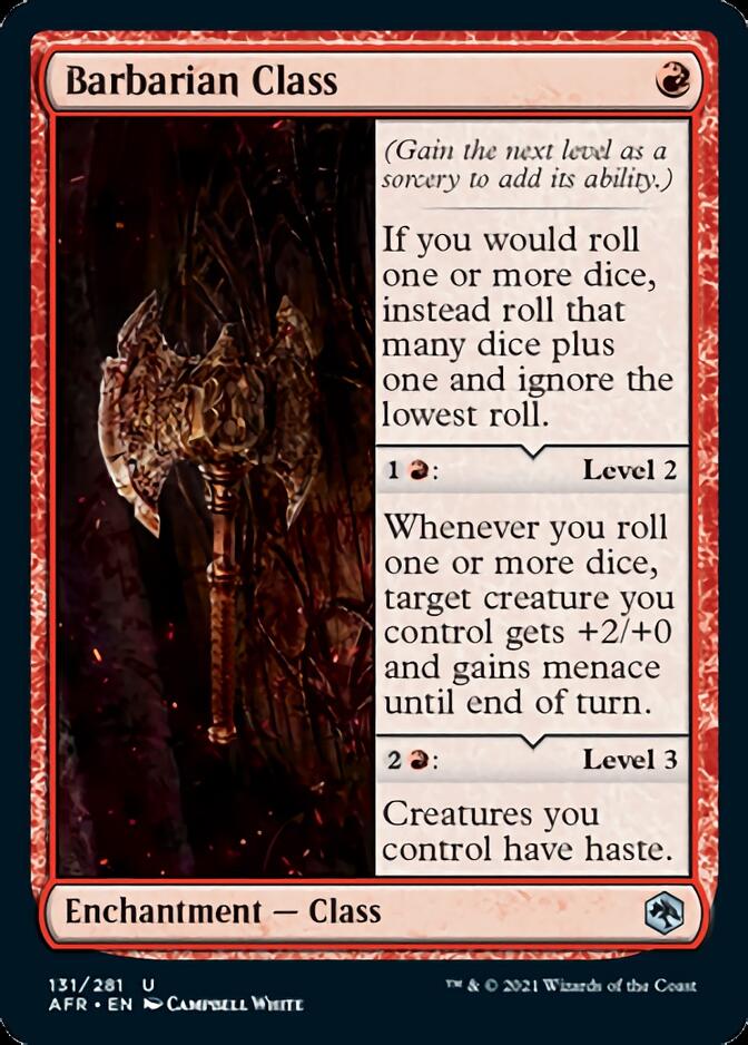 Barbarian Class [Dungeons & Dragons: Adventures in the Forgotten Realms] | Odin's Place