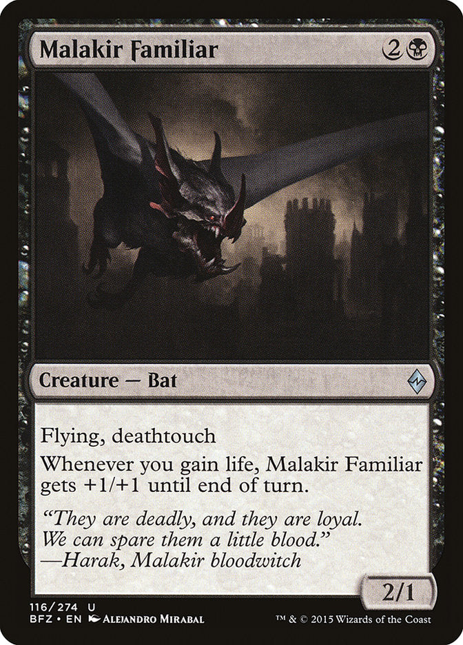Malakir Familiar (116) [Battle for Zendikar] | Odin's Place