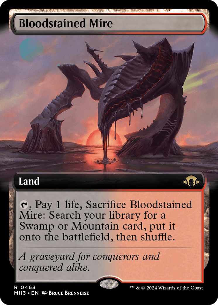 Bloodstained Mire (Extended Art) [Modern Horizons 3] | Odin's Place