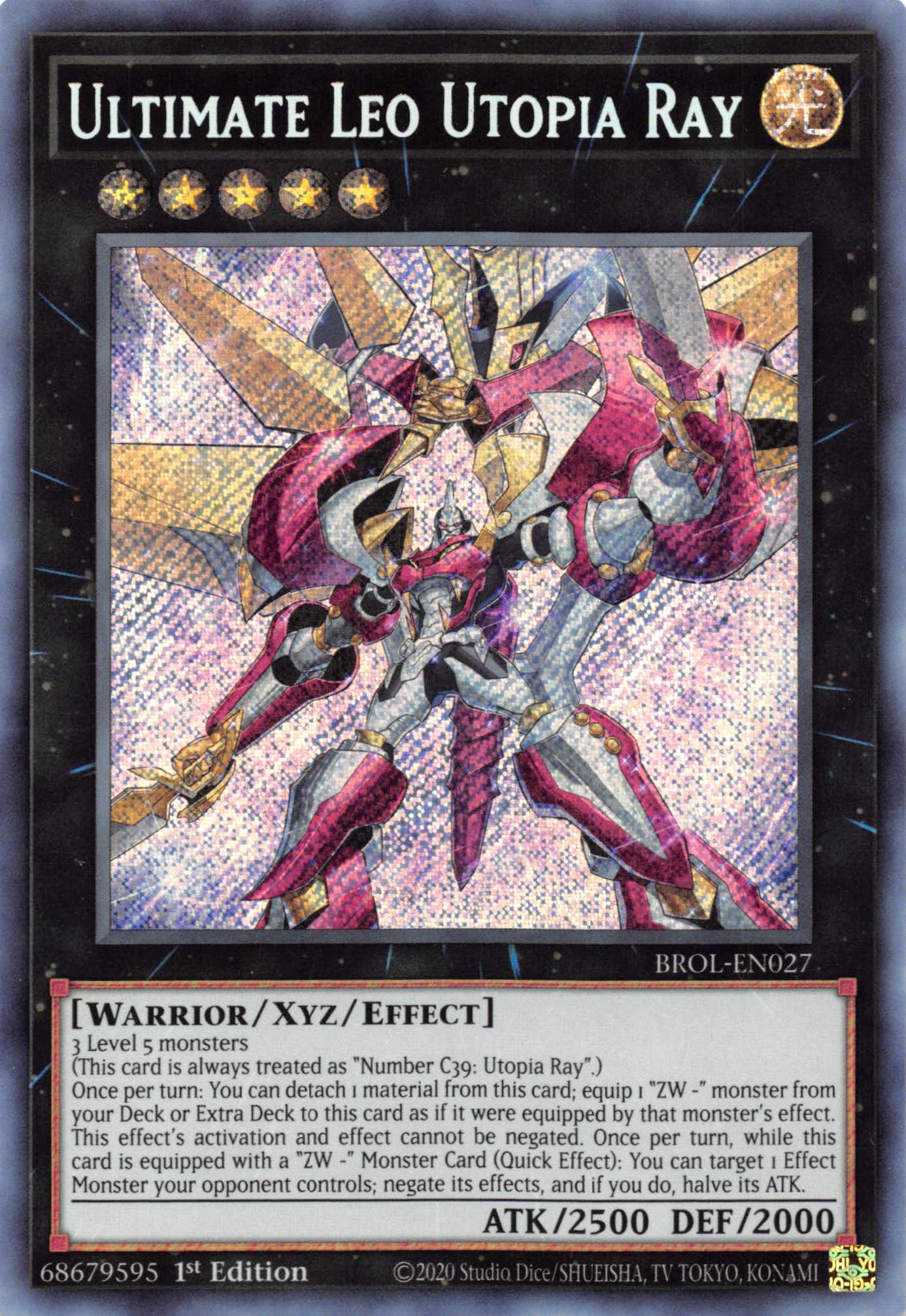 Ultimate Leo Utopia Ray [BROL-EN027] Secret Rare | Odin's Place