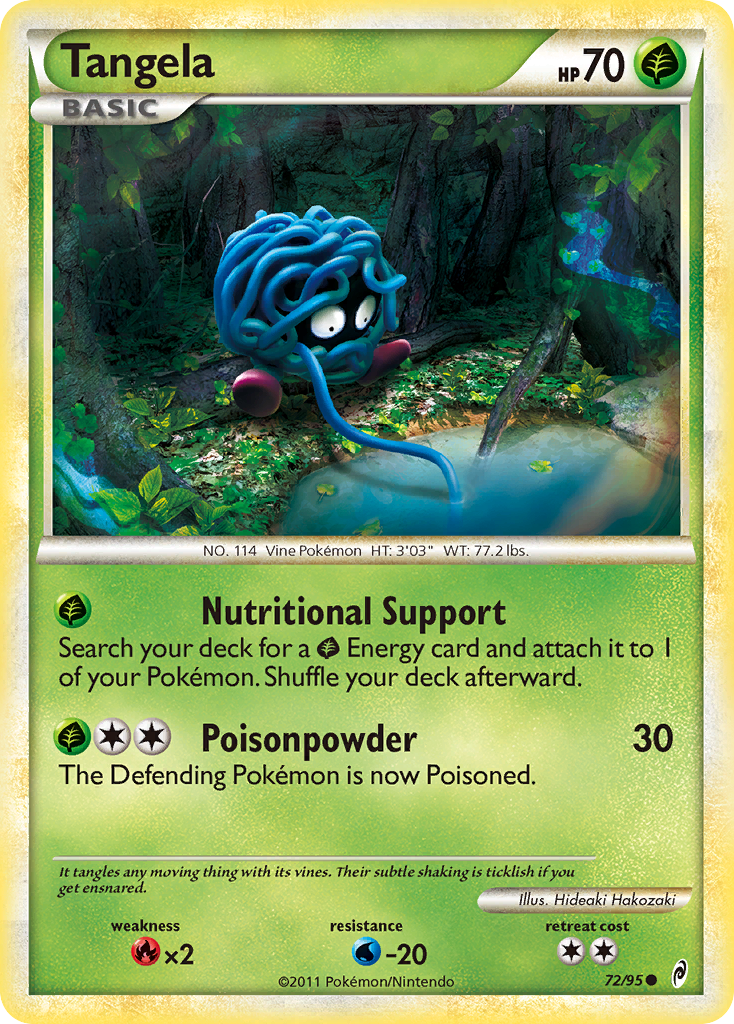 Tangela (72/95) [HeartGold & SoulSilver: Call of Legends] | Odin's Place