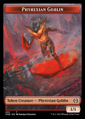 Phyrexian Mite (011) // Phyrexian Goblin Double-Sided Token [Phyrexia: All Will Be One Tokens] | Odin's Place