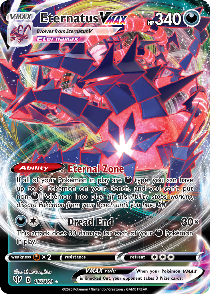 Eternatus VMAX (117/189) [Sword & Shield: Darkness Ablaze] | Odin's Place