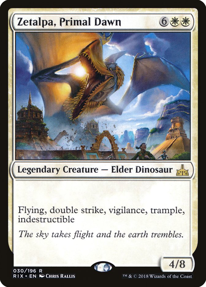 Zetalpa, Primal Dawn (30) [Rivals of Ixalan] | Odin's Place