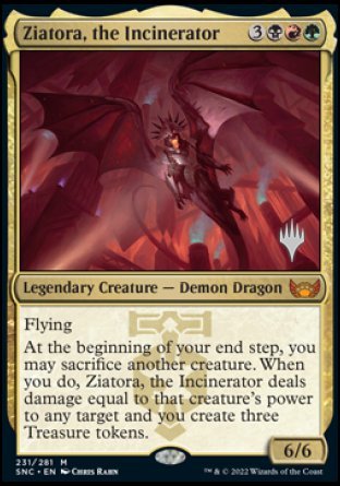 Ziatora, the Incinerator (Promo Pack) [Streets of New Capenna Promos] | Odin's Place