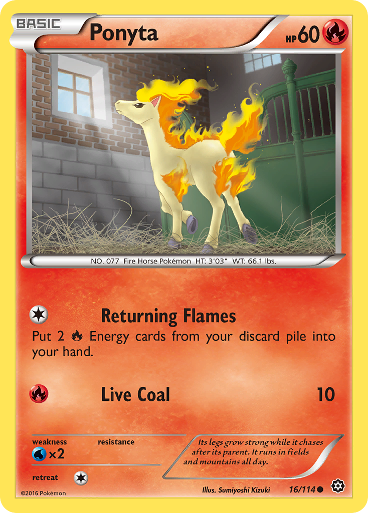 Ponyta (16/114) [XY: Steam Siege] | Odin's Place