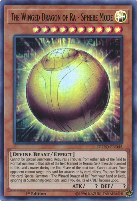 The Winged Dragon of Ra - Sphere Mode [DUPO-EN045] Ultra Rare | Odin's Place
