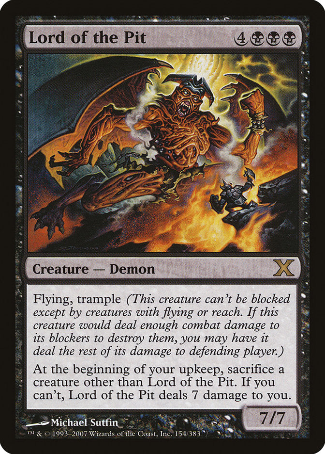 Lord of the Pit (154) [Tenth Edition] | Odin's Place