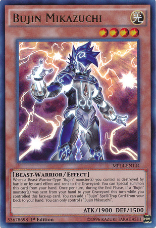 Bujin Mikazuchi [MP14-EN144] Ultra Rare | Odin's Place