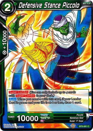 Defensive Stance Piccolo (BT5-061) [Miraculous Revival] | Odin's Place