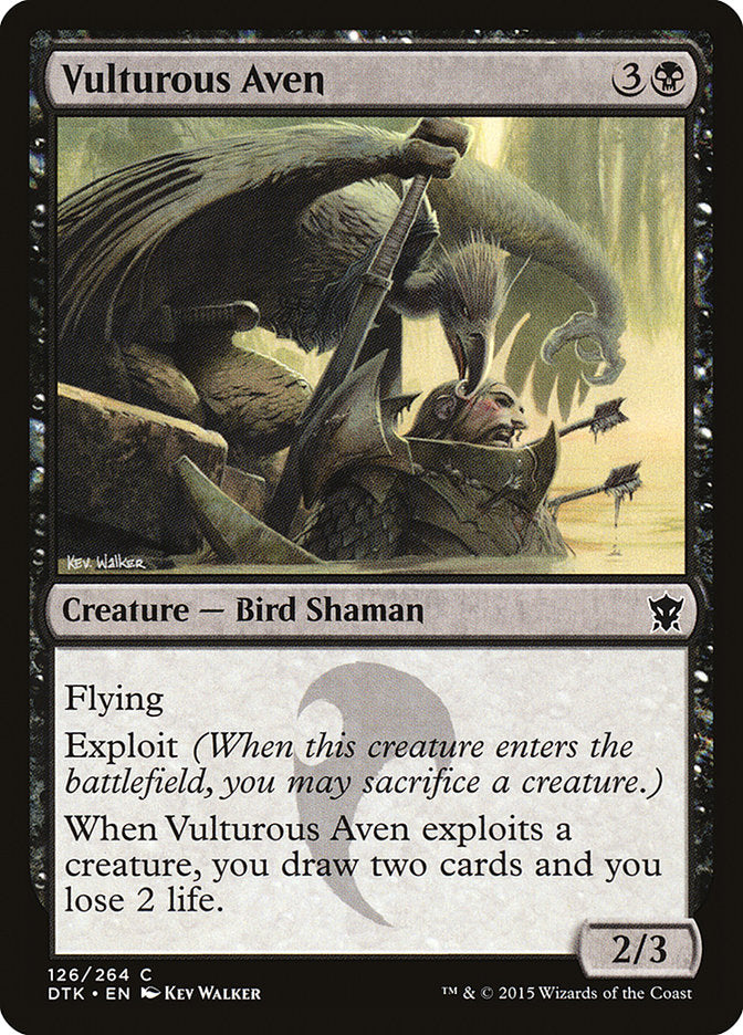 Vulturous Aven (126) [Dragons of Tarkir] | Odin's Place
