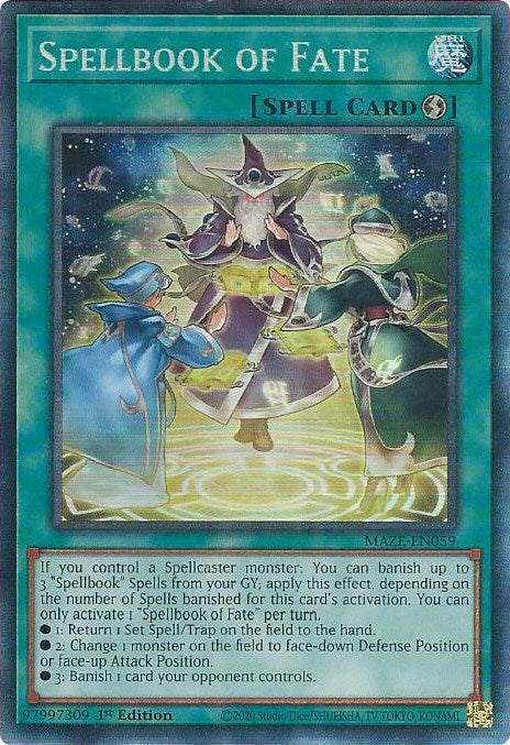 Spellbook of Fate [MAZE-EN059] Collector's Rare | Odin's Place