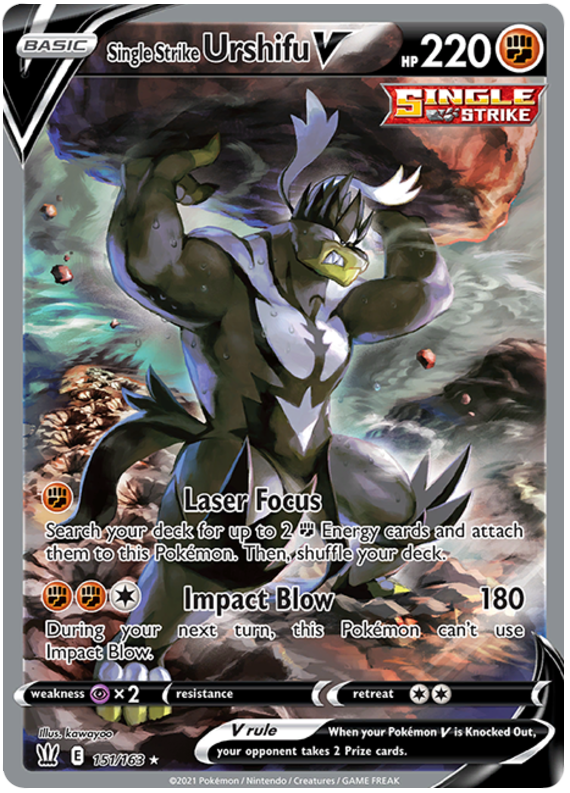 Single Strike Urshifu V (151/163) [Sword & Shield: Battle Styles] | Odin's Place