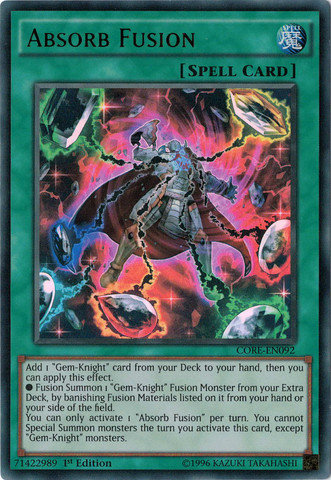 Absorb Fusion [CORE-EN092] Ultra Rare | Odin's Place