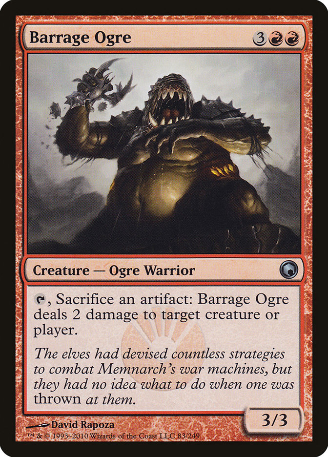 Barrage Ogre (83) [Scars of Mirrodin] | Odin's Place