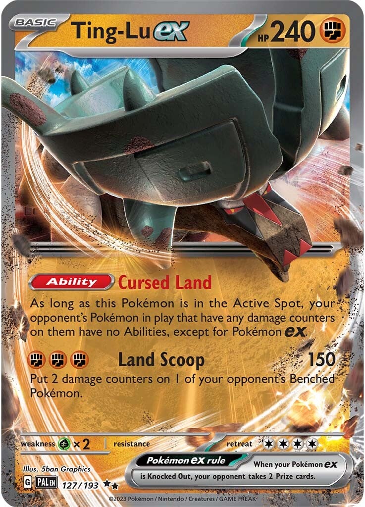 Ting-Lu ex (127/193) [Scarlet & Violet: Paldea Evolved] | Odin's Place