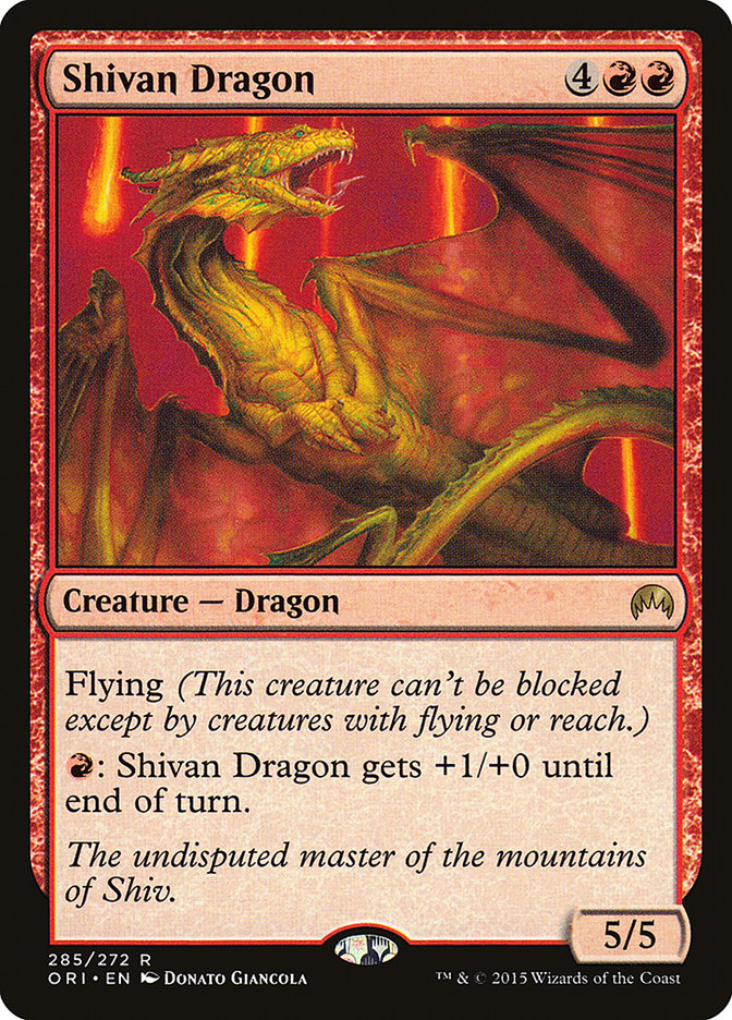 Shivan Dragon (285) [Magic Origins] | Odin's Place