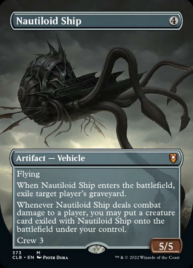 Nautiloid Ship (Borderless Alternate Art) [Commander Legends: Battle for Baldur's Gate] | Odin's Place