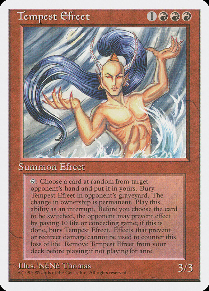 Tempest Efreet (225) [Fourth Edition] | Odin's Place
