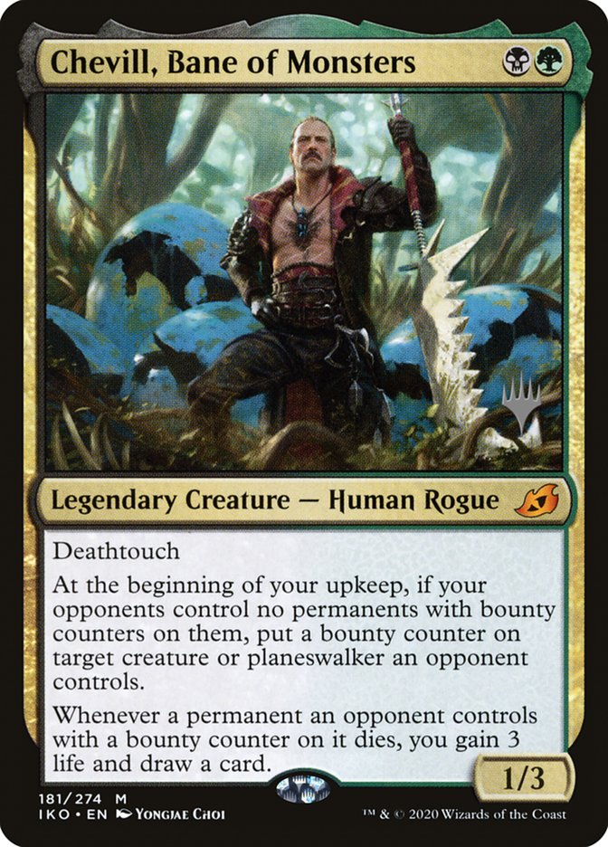 Chevill, Bane of Monsters (Promo Pack) [Ikoria: Lair of Behemoths Promos] | Odin's Place
