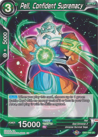 Pell, Confident Supremacy (DB2-088) [Divine Multiverse] | Odin's Place