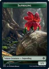 Saproling // Soldier Double-Sided Token [Starter Commander Decks] | Odin's Place