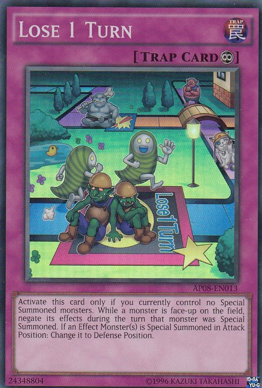 Lose 1 Turn [AP08-EN013] Super Rare | Odin's Place