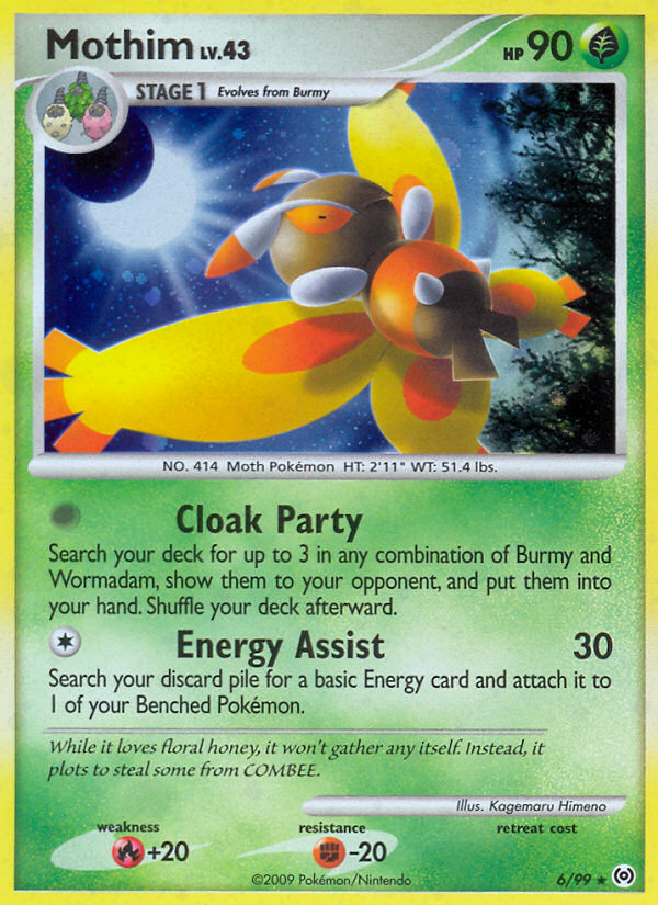 Mothim (6/99) [Platinum: Arceus] | Odin's Place