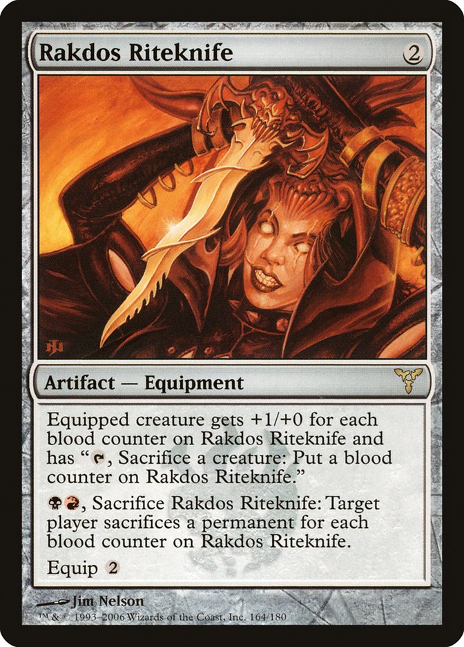 Rakdos Riteknife (164) [Dissension] | Odin's Place