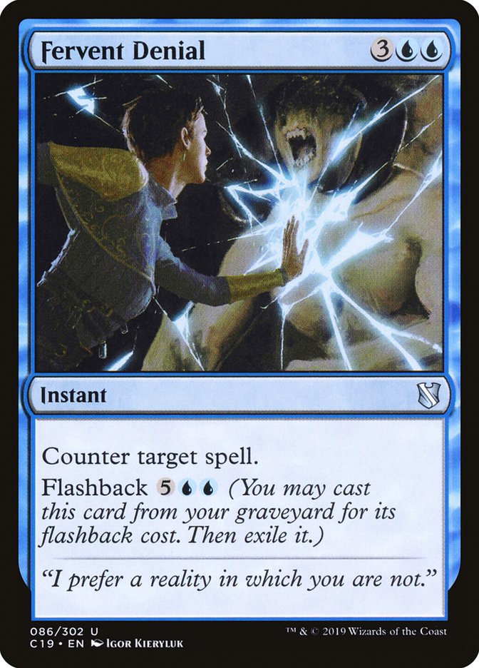 Fervent Denial [Commander 2019] | Odin's Place