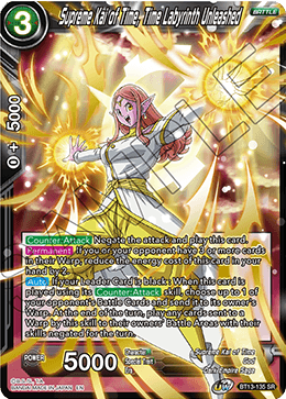 Supreme Kai of Time, Time Labyrinth Unleashed (BT13-135) [Supreme Rivalry] | Odin's Place
