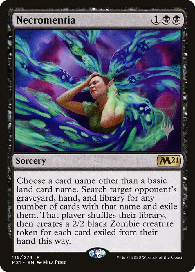 Necromentia (Promo Pack) [Core Set 2021 Promos] | Odin's Place