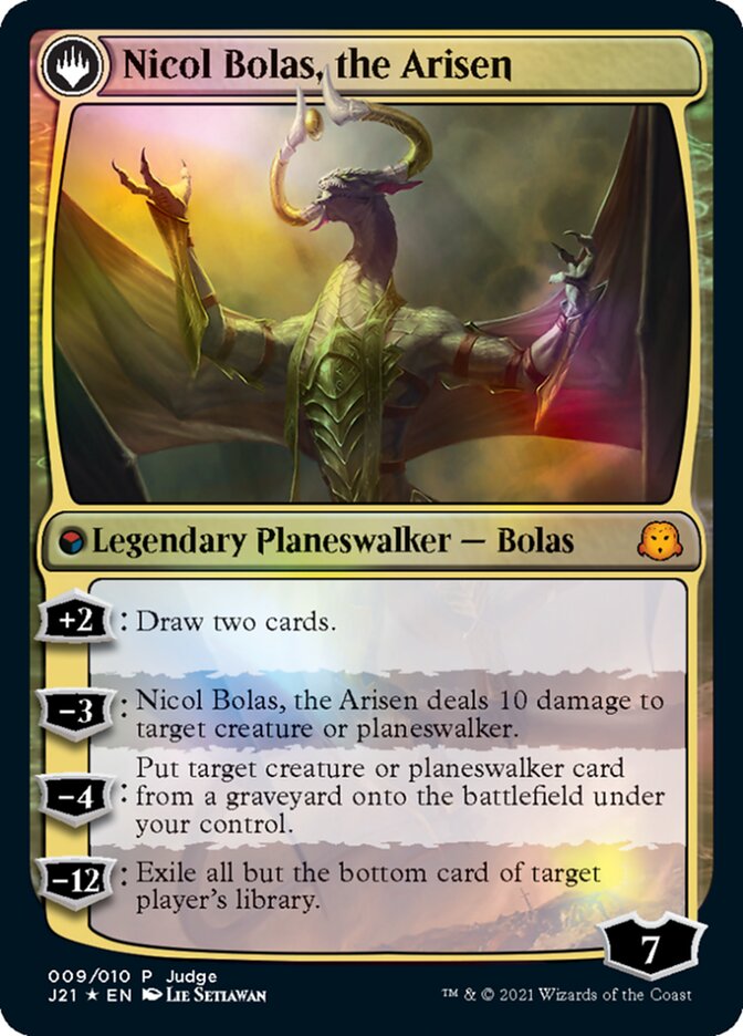 Nicol Bolas, the Ravager // Nicol Bolas, the Arisen [Judge Gift Cards 2021] | Odin's Place