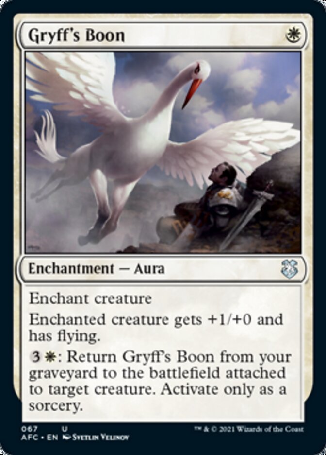 Gryff's Boon [Dungeons & Dragons: Adventures in the Forgotten Realms Commander] | Odin's Place