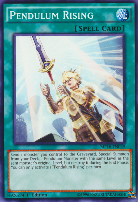 Pendulum Rising [MP16-EN029] Common | Odin's Place