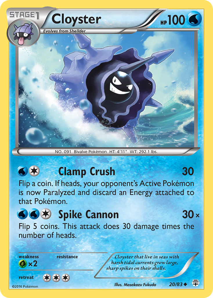 Cloyster (20/83) [XY: Generations] | Odin's Place