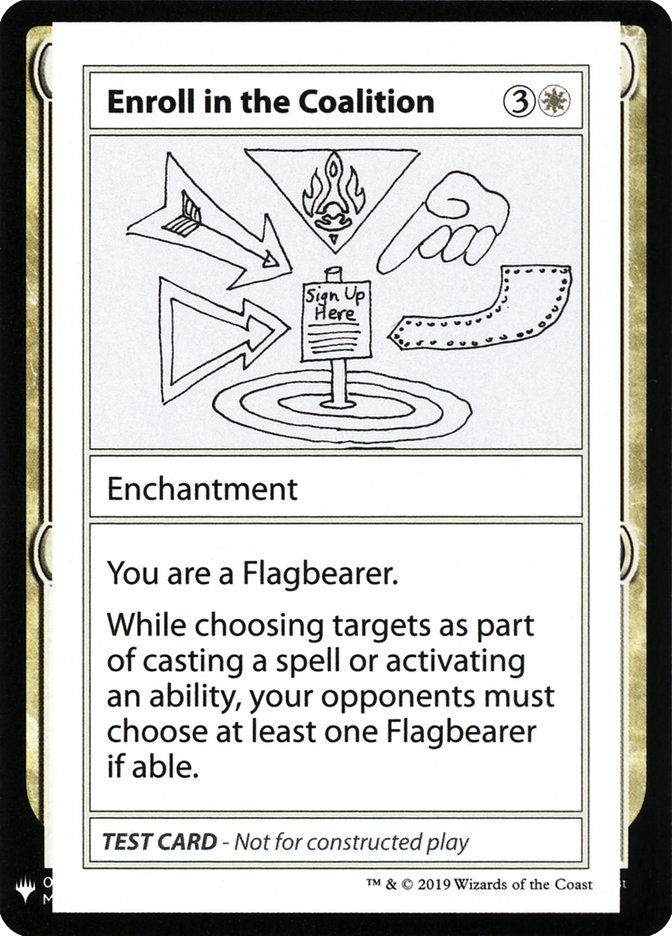 Enroll in the Coalition [Mystery Booster Playtest Cards] | Odin's Place