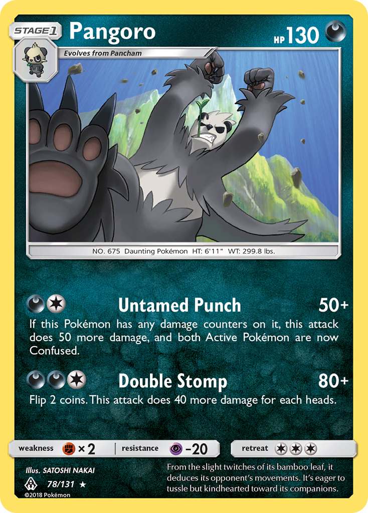 Pangoro (78/131) [Sun & Moon: Forbidden Light] | Odin's Place