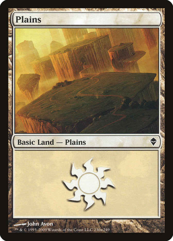 Plains (230a) [Zendikar] | Odin's Place
