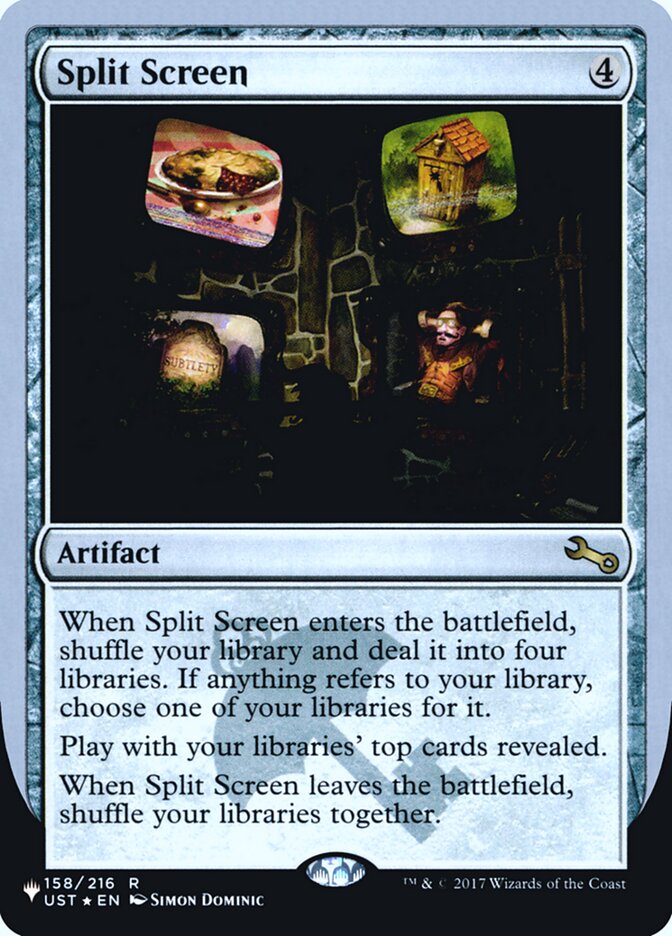 Split Screen (Unfinity Foil Edition) [The List] | Odin's Place