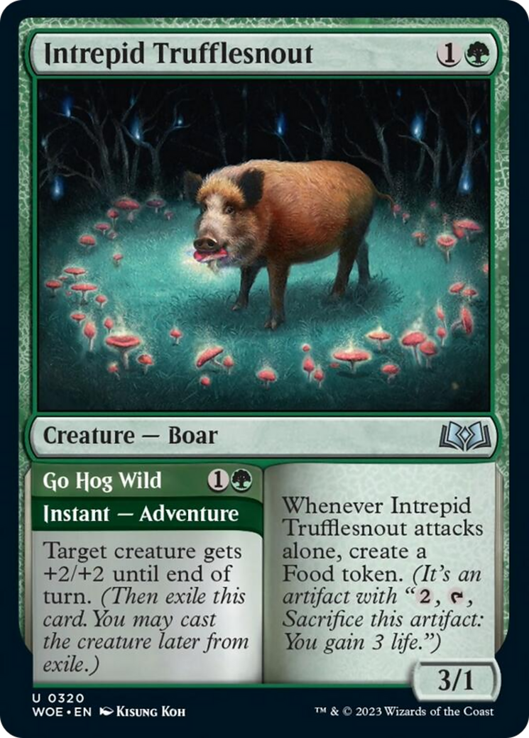 Intrepid Trufflesnout // Go Hog Wild [Wilds of Eldraine] | Odin's Place