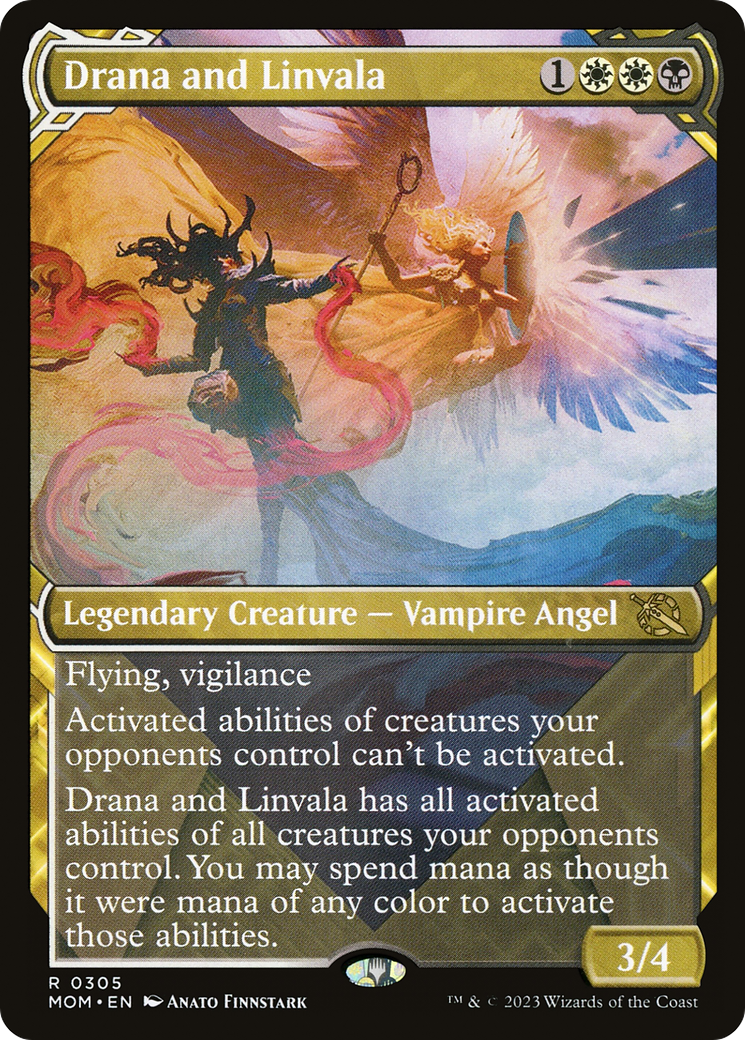Drana and Linvala (Showcase Planar Booster Fun) [March of the Machine] | Odin's Place