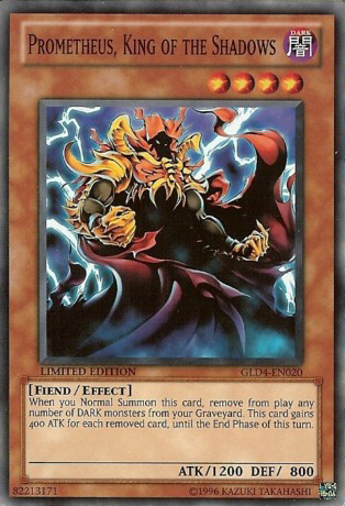Prometheus, King of the Shadows [GLD4-EN020] Common | Odin's Place