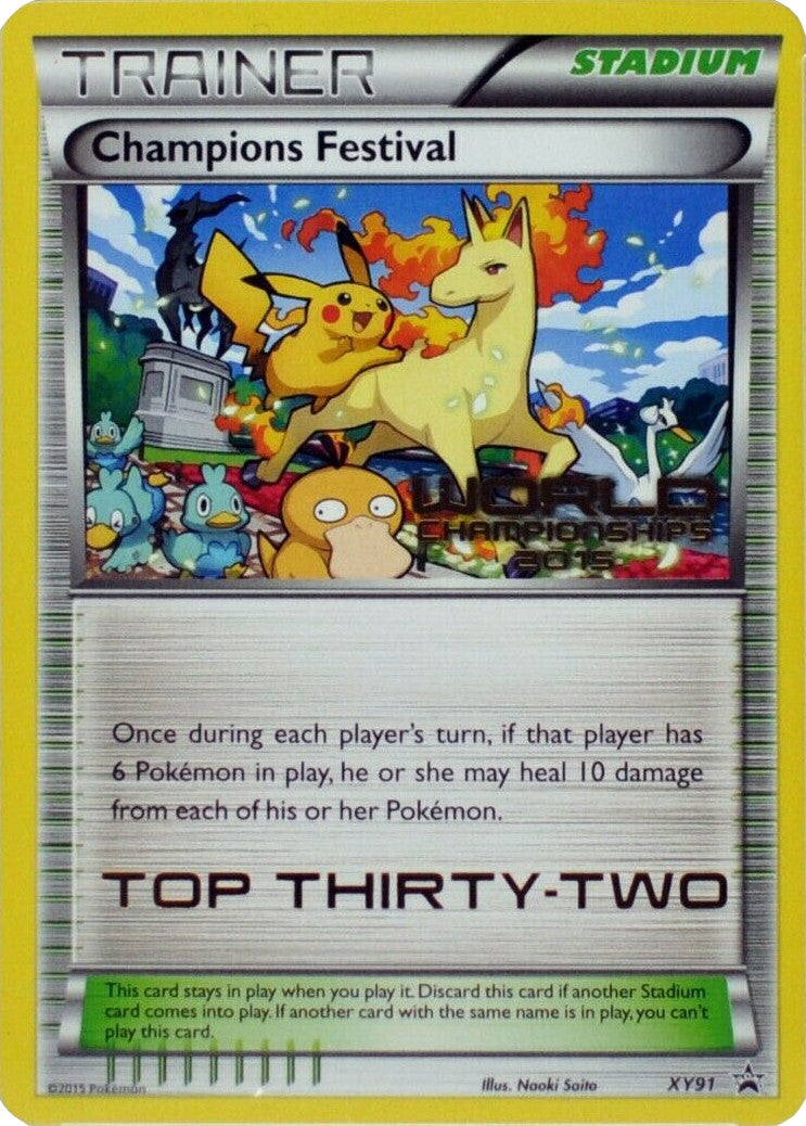 Champions Festival (XY91) (2015 Top Thirty-Two) [XY: Black Star Promos] | Odin's Place