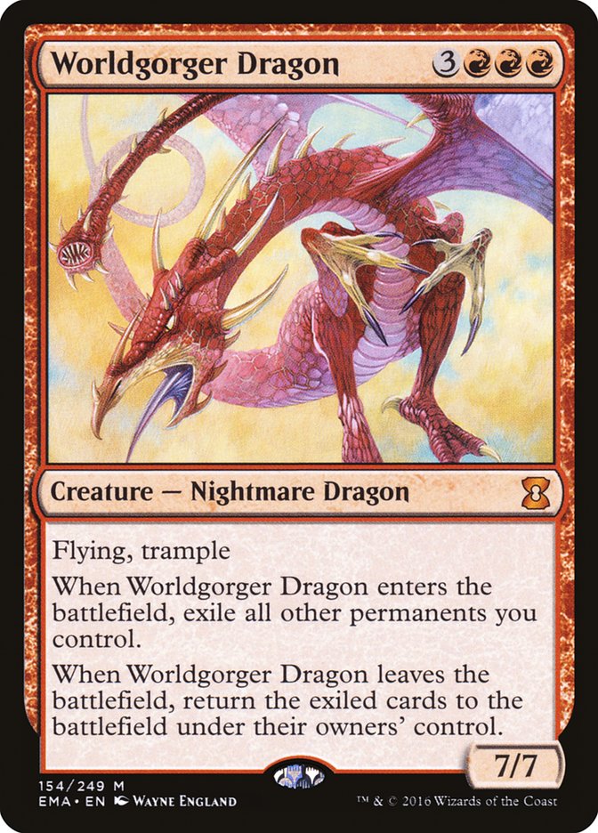 Worldgorger Dragon (154) [Eternal Masters] | Odin's Place
