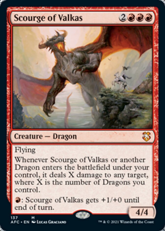 Scourge of Valkas [Dungeons & Dragons: Adventures in the Forgotten Realms Commander] | Odin's Place
