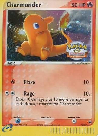 Charmander (98/97) (City Championship Promo) [EX: Dragon] | Odin's Place