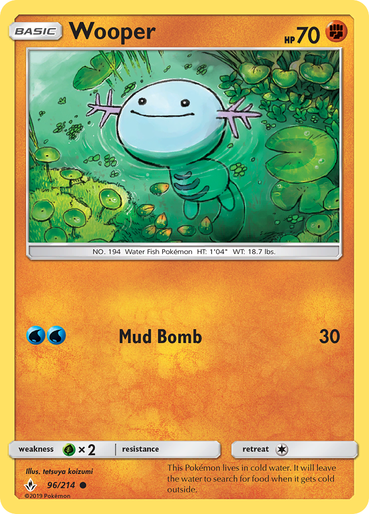 Wooper (96/214) [Sun & Moon: Unbroken Bonds] | Odin's Place