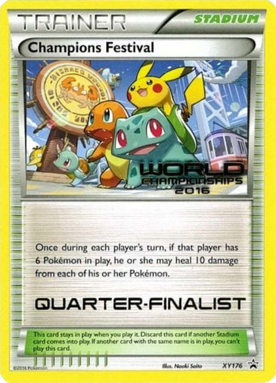 Champions Festival (XY176) (2016 Quarter Finalist) [XY: Black Star Promos] | Odin's Place
